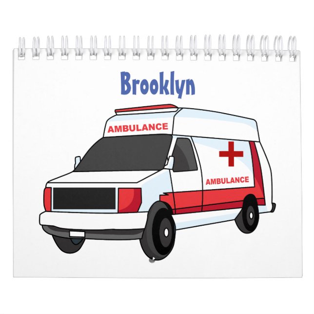 illustration av tecknaden transport kalender (Omslag)