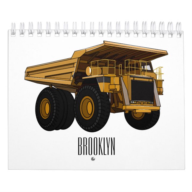 illustration av tecknaden transport kalender (Omslag)