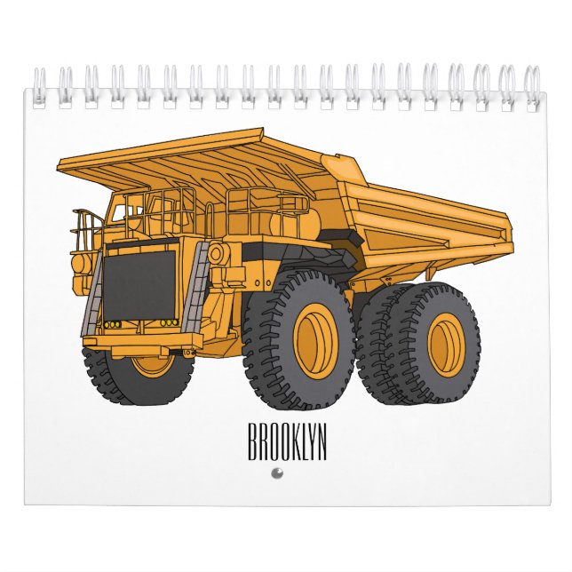 illustration av tecknaden transport kalender (Omslag)