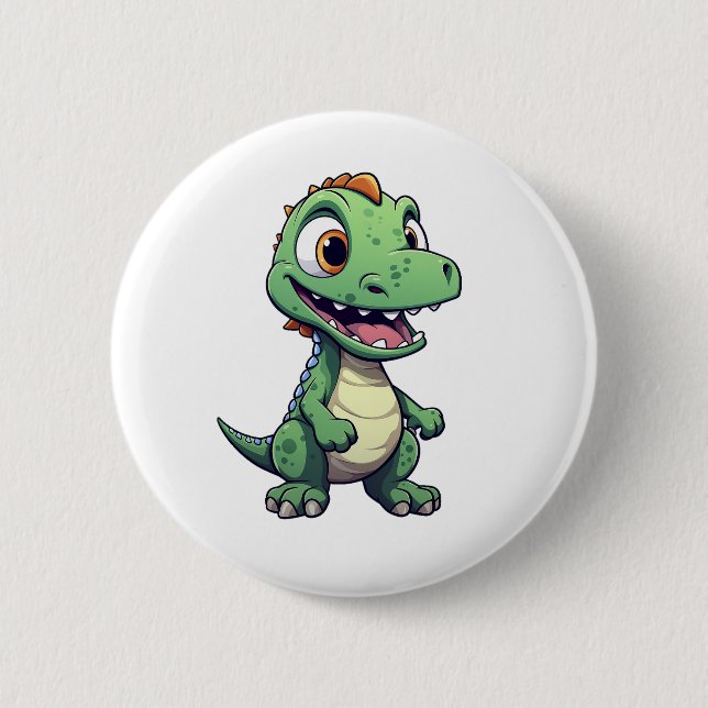 illustration av tecknadens dinosaurier knapp (Framsida)