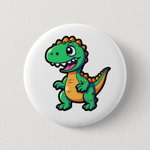 illustration av tecknadens dinosaurier knapp