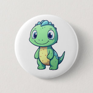 illustration av tecknadens dinosaurier knapp