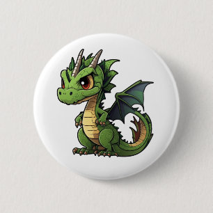 illustration av tecknadens dragon knapp