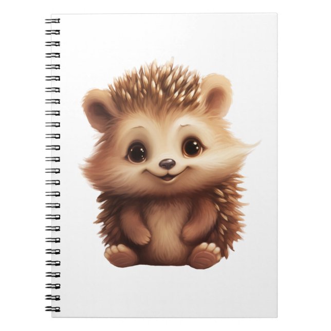 illustration av tecknadens hedgehog anteckningsbok (Framsidan)