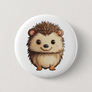 illustration av tecknadens hedgehog knapp