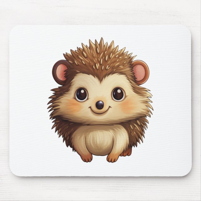 illustration av tecknadens hedgehog musmatta (Framsidan)