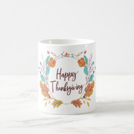 illustration av thanksgivingen kaffemugg