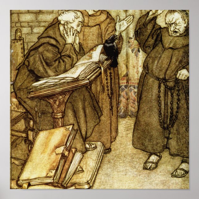 Illustration av "The Jackdaw of Rheims" Poster (Framsidan)