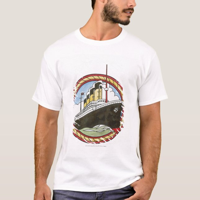 Illustration av Titanic Tee (Framsida)