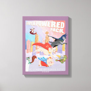 Illustration av Toppen-baserad Metropolis Canvastryck