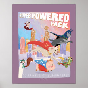 Illustration av Toppen-baserad Metropolis Poster