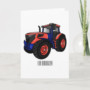 illustration av traktorns tecknad kort