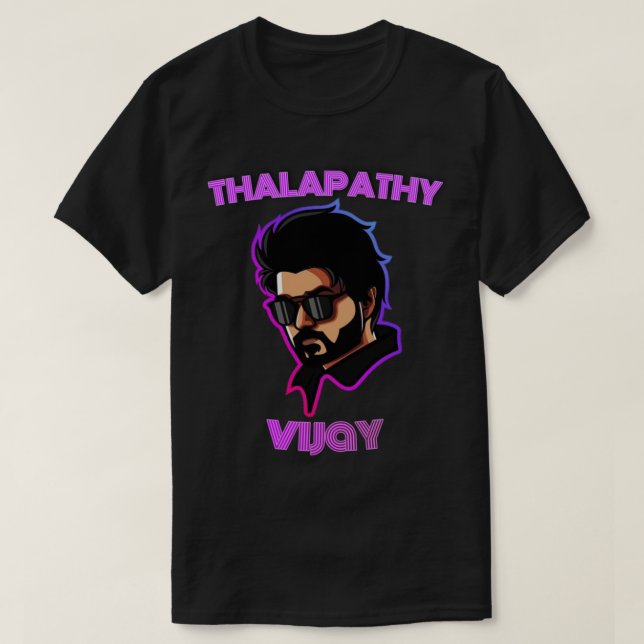 illustration av treblend-vijay (master thalapathy  t shirt (Design framsida)