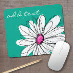 Illustration av trendigets Blommigt Daisy - Rosa o<br><div class="desc">En namn,  ett monogram eller en annan anpassningsbar biet. Om du vill flytta runt bilden klickar du på knappen Anpassa för att göra ändringar.</div>