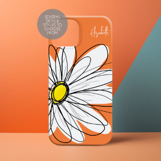 Illustration av trendigets Daisy Blommigt - gult a