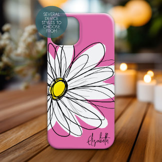 Illustration av trendigets Daisy Blommigt - gult f