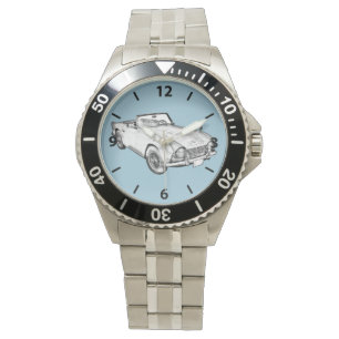 Illustration av triumph Tr4-sportbil Armbandsur