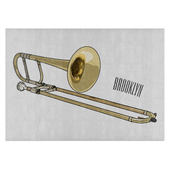 illustration av Trombone-tecknaden (Framsidan)