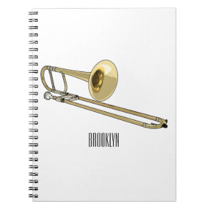 illustration av Trombone-tecknaden Anteckningsbok