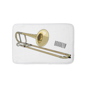 illustration av Trombone-tecknaden Badrumsmatta