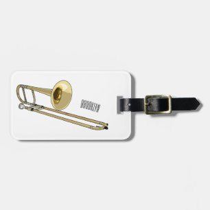 illustration av Trombone-tecknaden Bagagebricka