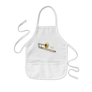 illustration av Trombone-tecknaden Barnförkläde
