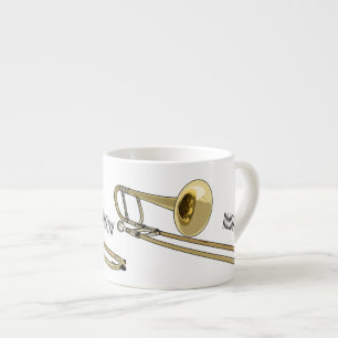 illustration av Trombone-tecknaden Espressomugg