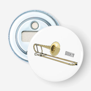 illustration av Trombone-tecknaden Flasköppnare