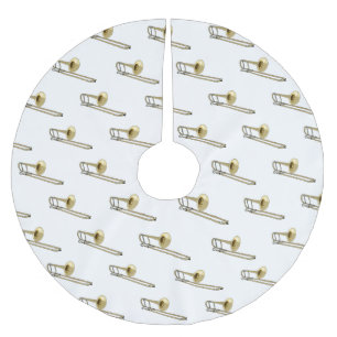 illustration av Trombone-tecknaden Julgransmatta Borstad Polyester
