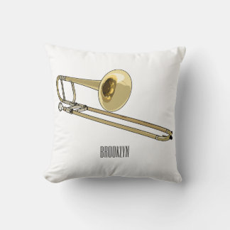 illustration av Trombone-tecknaden Kudde