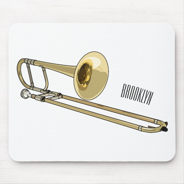 illustration av Trombone-tecknaden Musmatta (Framsidan)