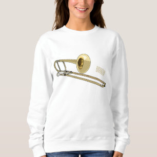 illustration av Trombone-tecknaden T Shirt