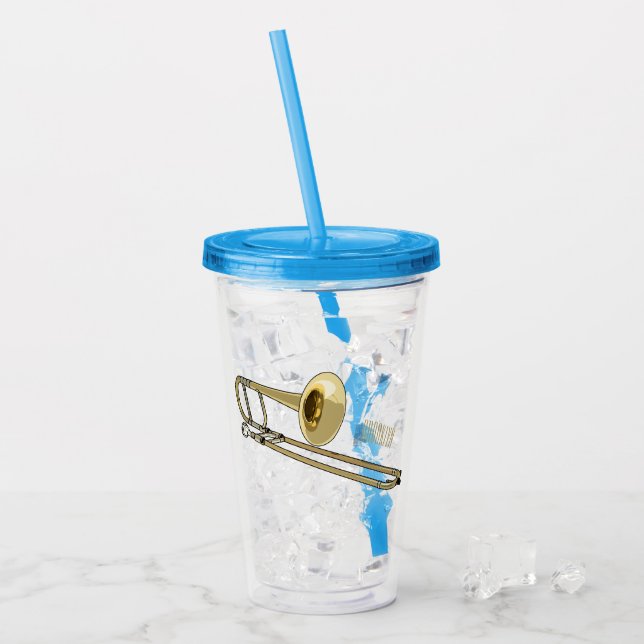 illustration av Trombone-tecknaden Take Away Mugg (Framsida Ice)