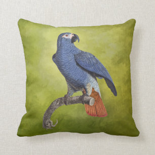 Illustration av Tropical Birds Vintage Parrot Kudde