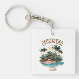 Illustration av Tropical Island Summer Vibe