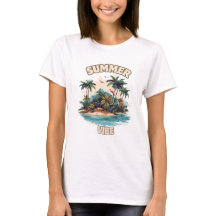 Illustration av Tropical Island Summer Vibe