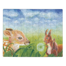 Illustration av Vår och ekorre