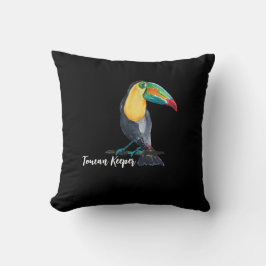 Illustration av vattenfärg för Cute Toucan Kudde