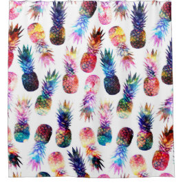 Illustration av vattenfärg och Nebula Pineapples