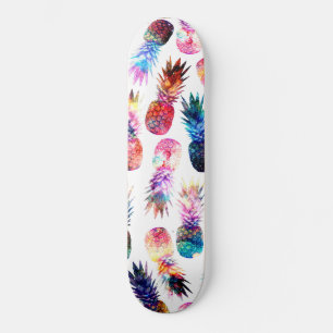 illustration av vattenfärg och nebulanananas skateboard bräda 19,5 cm