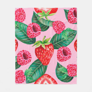 Illustration av vattenfärgen hand plockade mönster fleecefilt