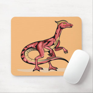Illustration av Velociraptor. Musmatta