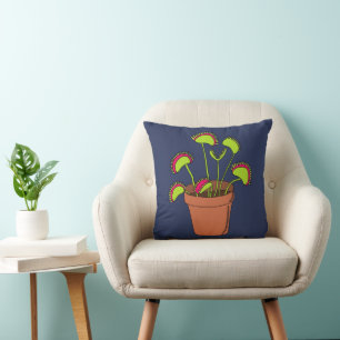 Illustration av Venus Fly Trap Plant Kudde