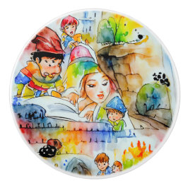 Illustration av vetemisk älvsål knopp