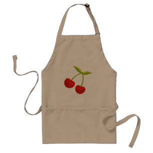 illustration av vintage Cherry Förkläde