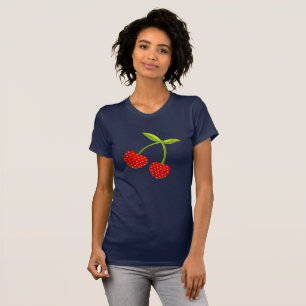 illustration av vintage Cherry T Shirt