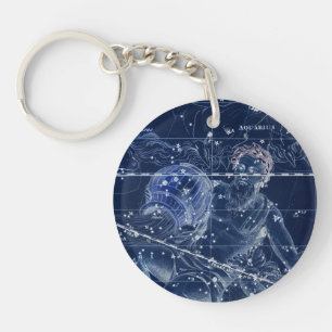 Illustration av Vintage för Aquarius Zodiac-tecken