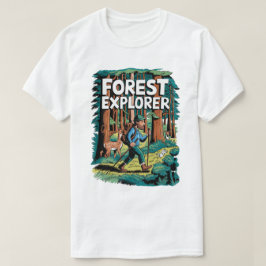 Illustration av Vintage för Forest Explorer T Shirt