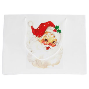 Illustration av vintage Jultomten