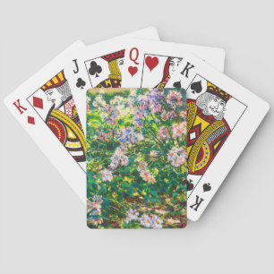 illustration av vintage söt blommor Blindblommor Casinokort